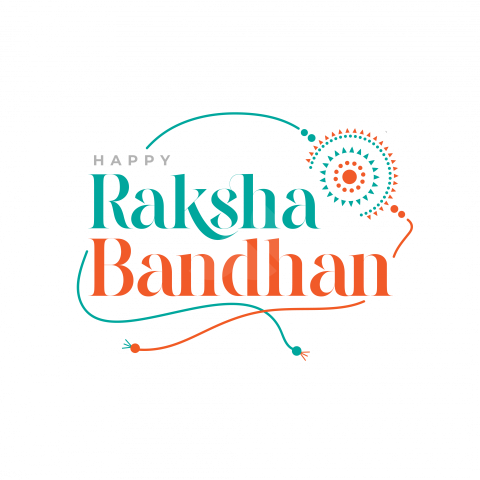 Happy Raksha Bandhan Wishes Greeting Template