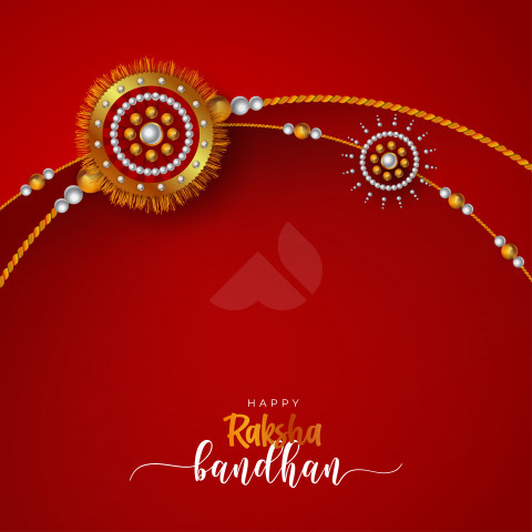 Raksha Bandhan Wishes Greeting Template