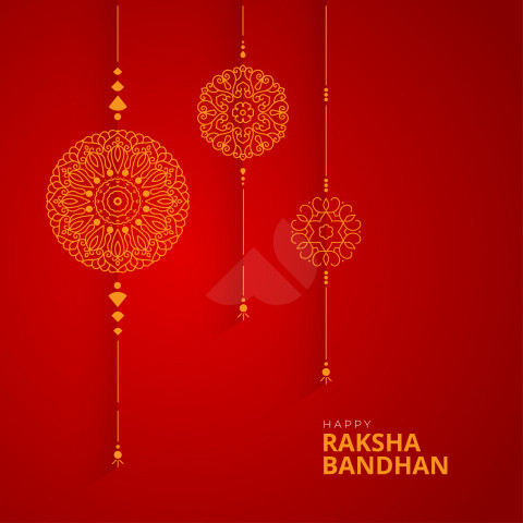 Happy Raksha Bandhan Wishes GreetingTemplate