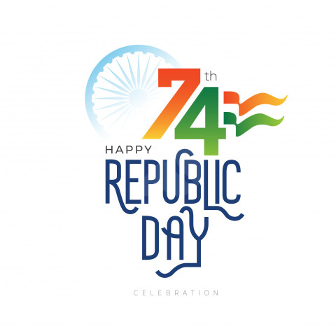 74th Republic Day Celebration Design Template