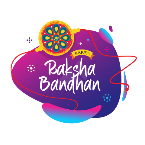 Happy Raksha Bandhan Banner Template Vector Illustration