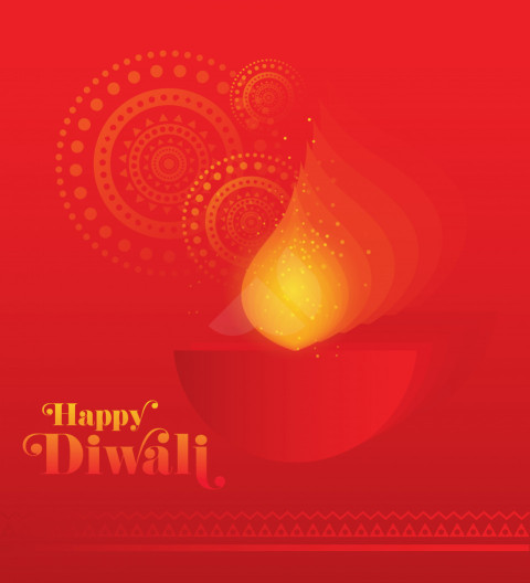 Happy Diwali Background Template
