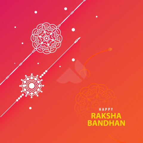 Rakhi Festival Wishes Greeting Background