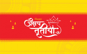Akshaya Tritiya Hindi Background Template