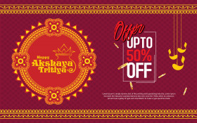 Akshaya Tritiya Offer Background Template