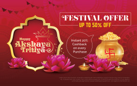 Akshaya Tritiya Offer Background Template