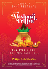 Akshaya Tritiya Sale Poster Design Template