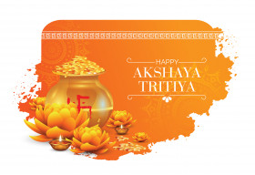 Akshaya Tritiya Wishes Greeting Background
