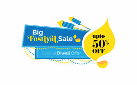 Diwali Big Sale Banner Design Template