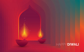 Diwali Festival Background Design Template