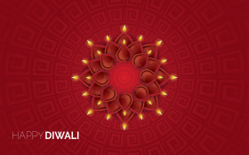 Diwali Wishes Background Design Template