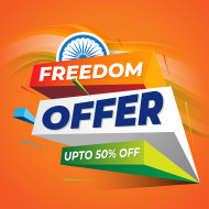 Freedom Day Offer Banner Template