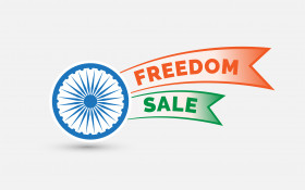 Freedom Sale Banner Design Template