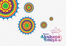 Happy Akshaya Tritiya Background Template