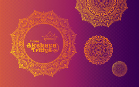 Happy Akshaya Tritiya Background Template