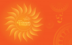 Happy Akshaya Tritiya Background Template