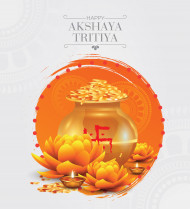 Happy Akshaya Tritiya Background Template