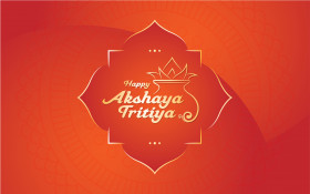 Happy Akshaya Tritiya Background Template