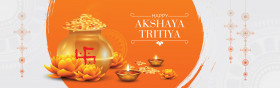 Happy Akshaya Tritiya Header Banner