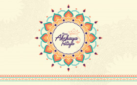 Happy Akshaya Tritiya Background Template