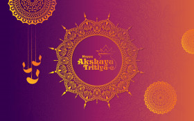 Happy Akshaya Tritiya Wishes Hindi Background