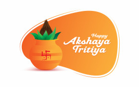 Happy Akshaya Tritiya Wishes Greeting Background