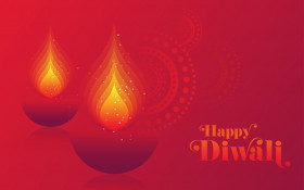 Happy Diwali Background Template