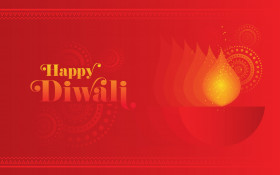 Happy Diwali Festival Greeting Background