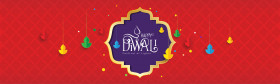 Happy Diwali Festival Header Banner Background