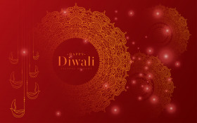 Happy Diwali Festival Wishes Greeting Background