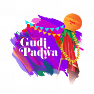 Happy Gudi Padwa Greeting Design