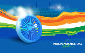 Happy Independence Day Wishes Background