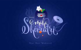 Happy Maha Shivratri Background Template