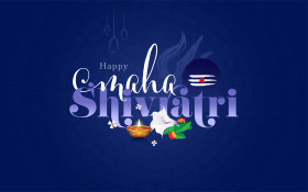 Happy Maha Shivratri Background Template