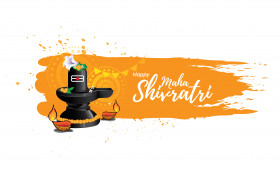 Happy Maha Shivratri Banner Template