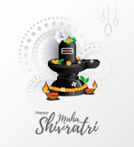 Happy Maha Shivratri Greeting Template