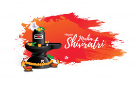 Happy Maha Shivratri Greeting Template