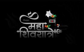 Happy Maha Shivratri Hindi Background Template