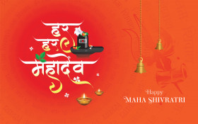 Happy Maha Shivratri Hindi Greeting Template