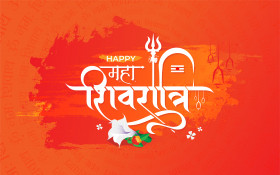 Happy Maha Shivratri Hindi Greeting Template