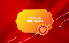 Happy Raksha Bandhan Background Design Template