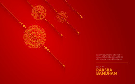 Happy Raksha Bandhan Background Template