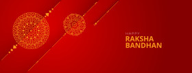 Happy Raksha Bandhan Facebook Cover Banner Template Design