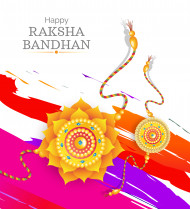 Happy Raksha Bandhan Greeting Background