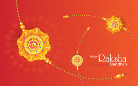 Happy Raksha Bandhan Greeting Background