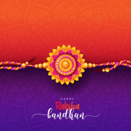 Happy Raksha Bandhan Greeting Background Template