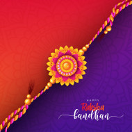 Happy Raksha Bandhan Greeting Background Template