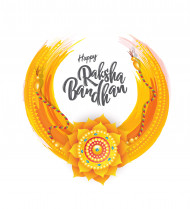 Happy Raksha Bandhan Greeting Template