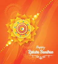 Happy Raksha Bandhan Greeting Template