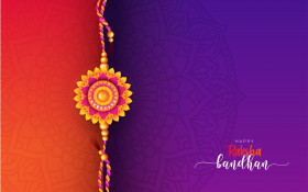 Happy Raksha Bandhan Greeting Template